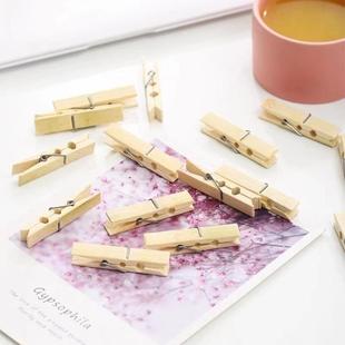Strong Wooden Use Bamboo Home Clothespins for Large Clips
