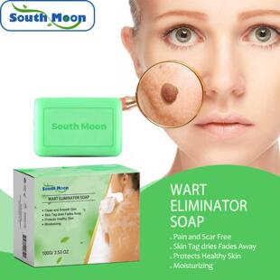 South Moon Wart Removal Soap - For Face, Neck, and Body Skin