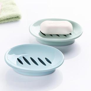 European-style oval soap dish, bathroom plastic simple doubl