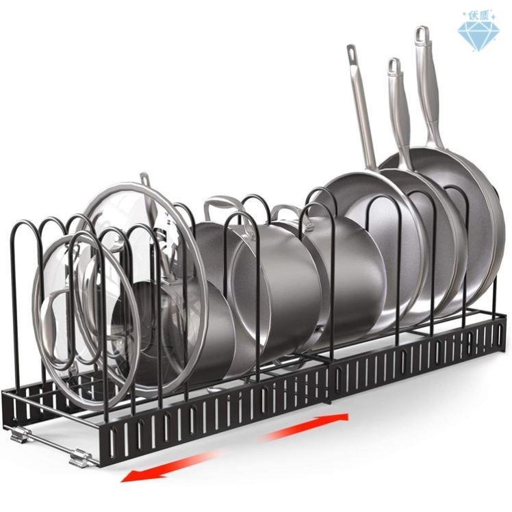 Pan rack Pot rack Organizer Kitchen storage rack Cabinet锅架