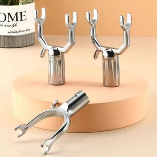 Durable, non-slip hanger pole head for clothing. Accessory f