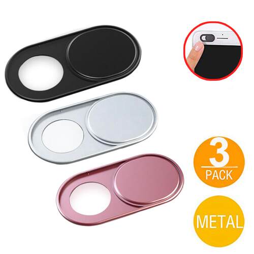 Laptop Camera lens Webcam Cover Fisheye Slider Ultra Thin Metal Web Camera Sticker Shutter