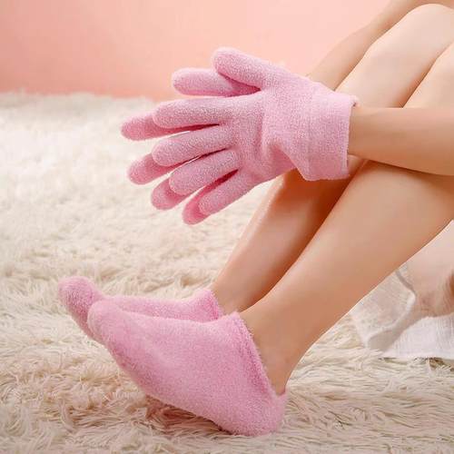 Gel Hand and Foot Mask Set for Dryness Prevention, Moisturiz