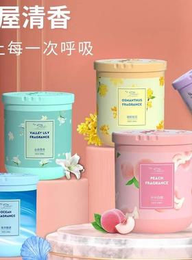 Solid fragrance air freshener, suitable for both car and hom