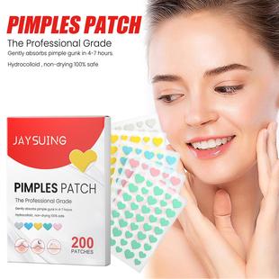 Jaysuing Heart-shaped Acne Patches Gentle Care for Acne, Spo