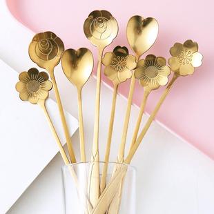 Handle Long Stirring Spoon Soup Stainless Small Steel