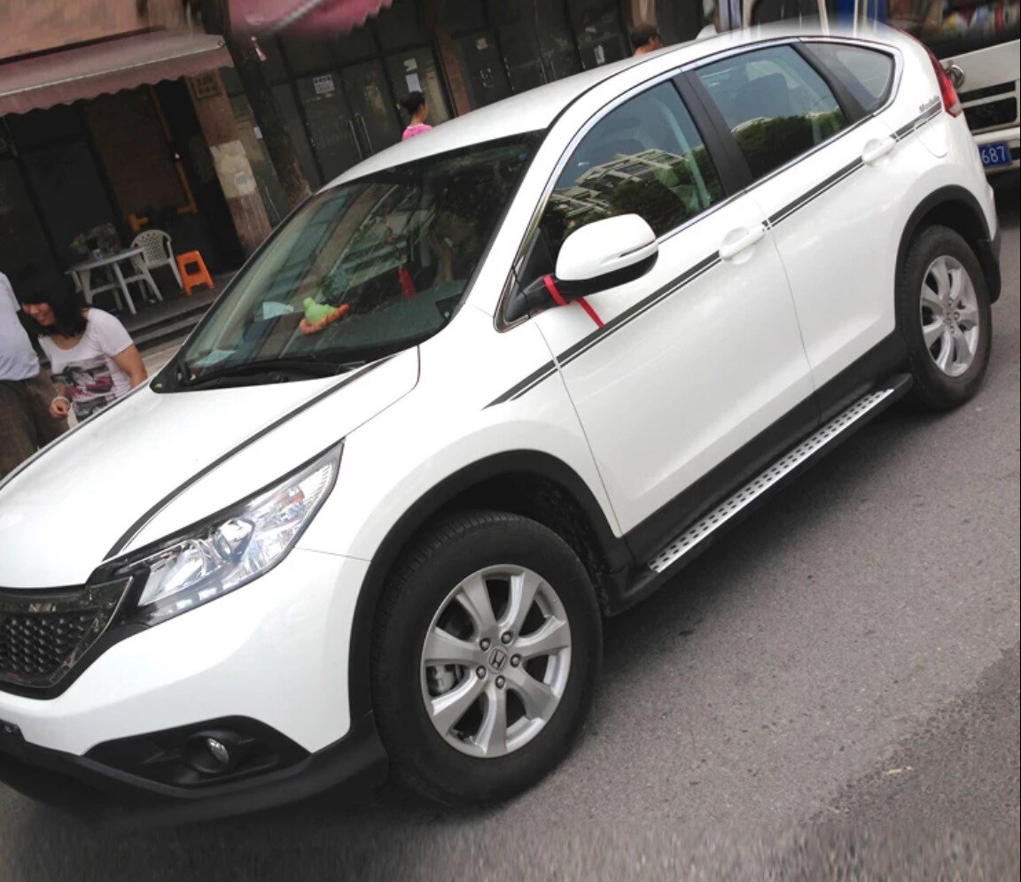 适用于本田crv彩色拉花彩条全车贴suv车身引擎盖腰线后备箱车贴纸