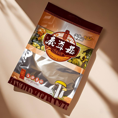 野生鹿茸菇干货特级云南特产密封拉链自封食用菌包装塑料礼品袋子