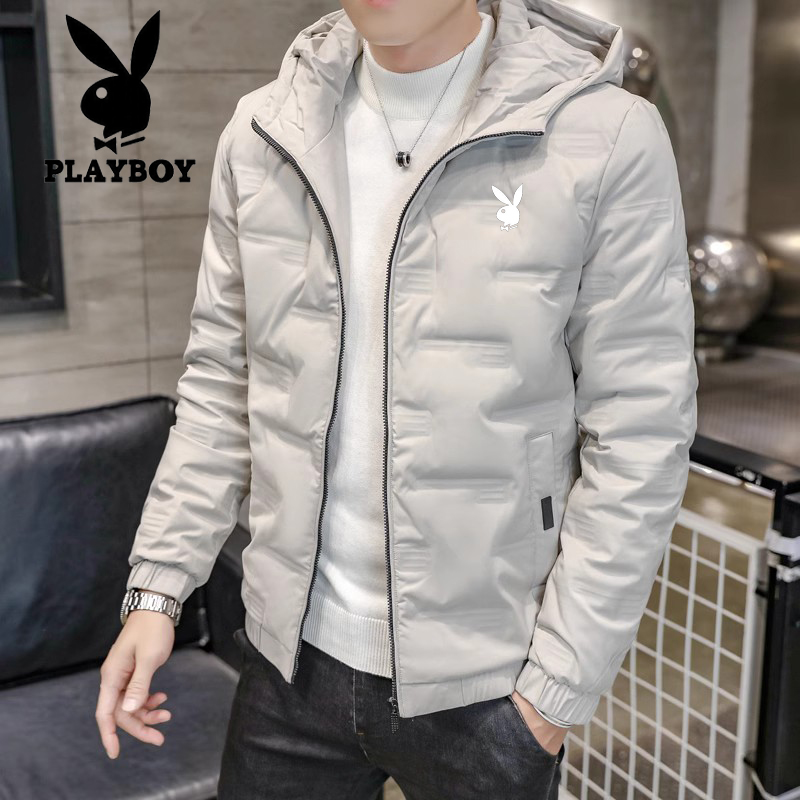 花花公子羽绒服男2025年新款冬季