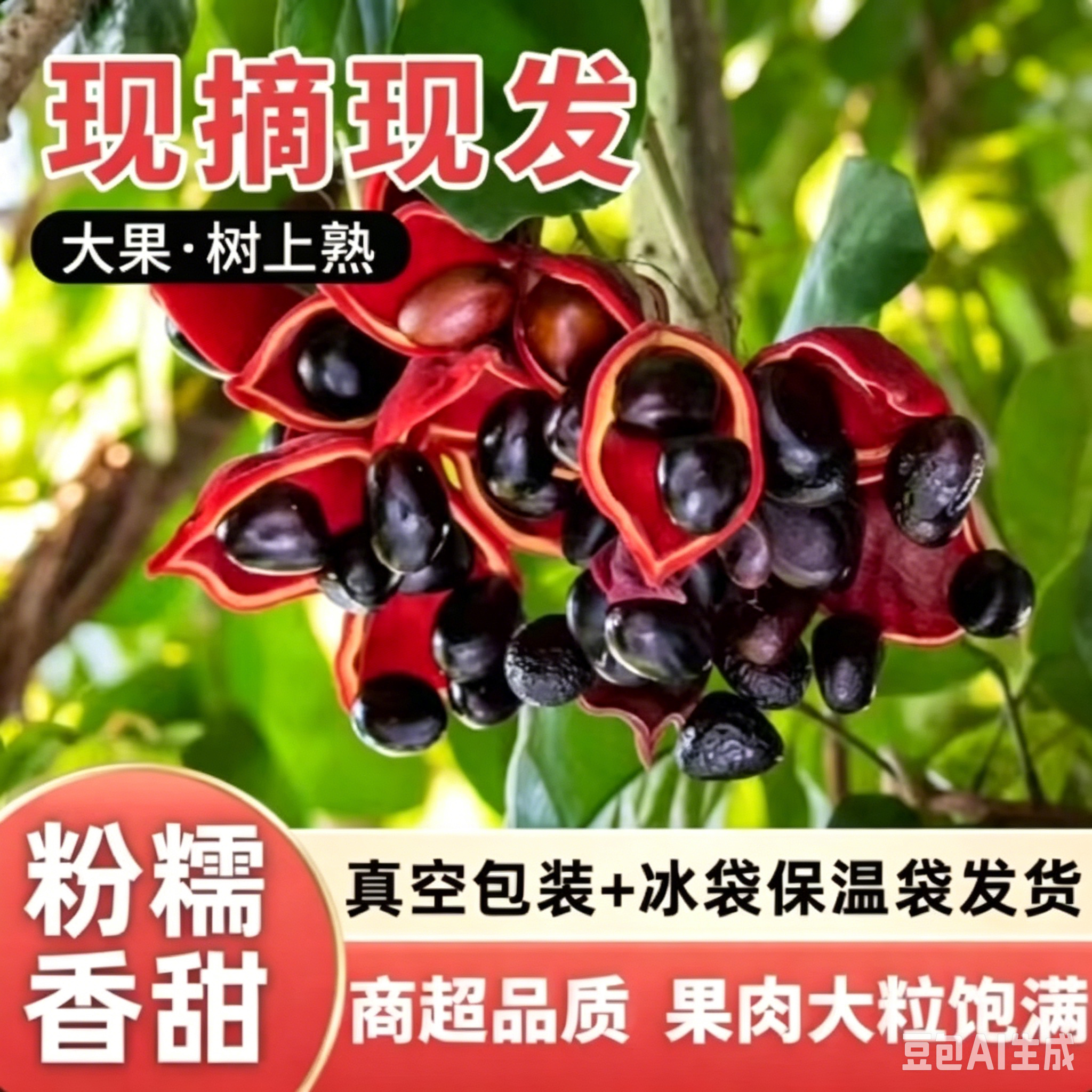 现货广东增城富贵子凤眼果新鲜苹婆九层皮孕妇不带荚鲜果大果包邮