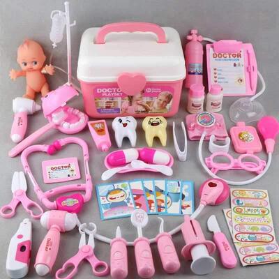 play every girl stethoscope simulation small doctor toy set