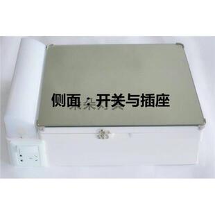 船用镜箱灯CBD17-G单管荧光盥洗带灯镜面箱侧面开关插座浴室8W灯