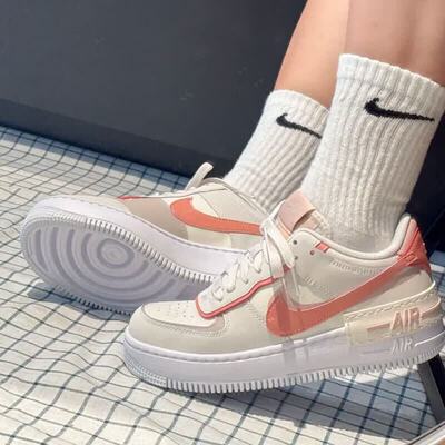 耐克NIKE女子AIR FORCE 1 SHADOW空军一号板鞋休闲鞋DZ1847-001