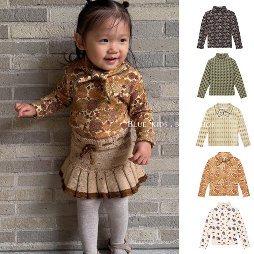 秋冬mishapuff儿童打底长袖T恤