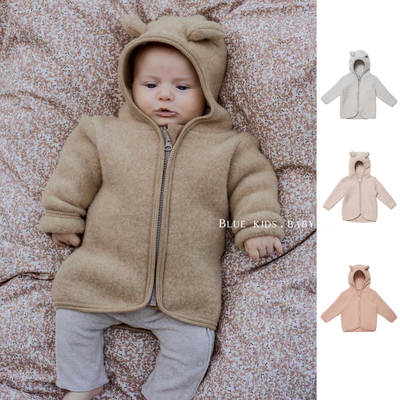 丹麦hutteli婴儿宝宝宝保暖外套