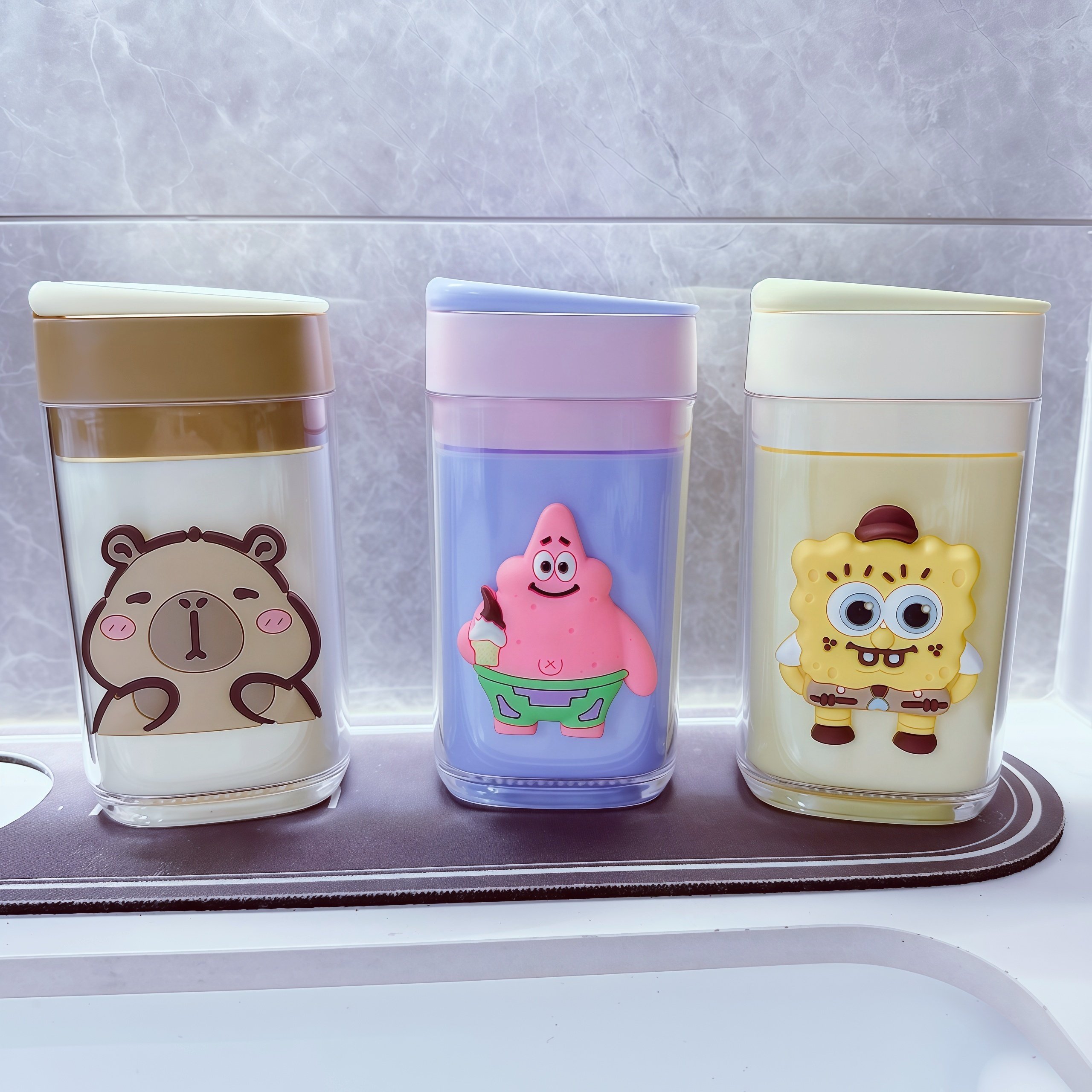 萌趣亲子牙刷旅行洗漱套装漱口杯牙刷牙膏牙杯收纳盒便携式洗漱杯,家庭/个人清洁工具,洗漱杯,淘宝优惠券,粉丝福利购,淘宝优惠卷