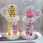 儿童刷牙杯男孩女孩宝宝洗漱口杯子收纳架牙膏电动牙刷置物架牙缸