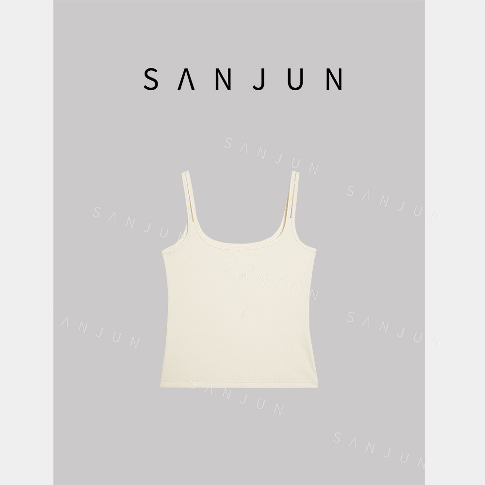 SANJUN【不辞盈】舒适休闲百搭修身吊带 S8024
