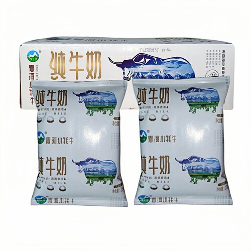 青海特产雪尔玛高原低巴氏杀菌乳枕纯牛奶青海牛奶早餐奶500g*5袋