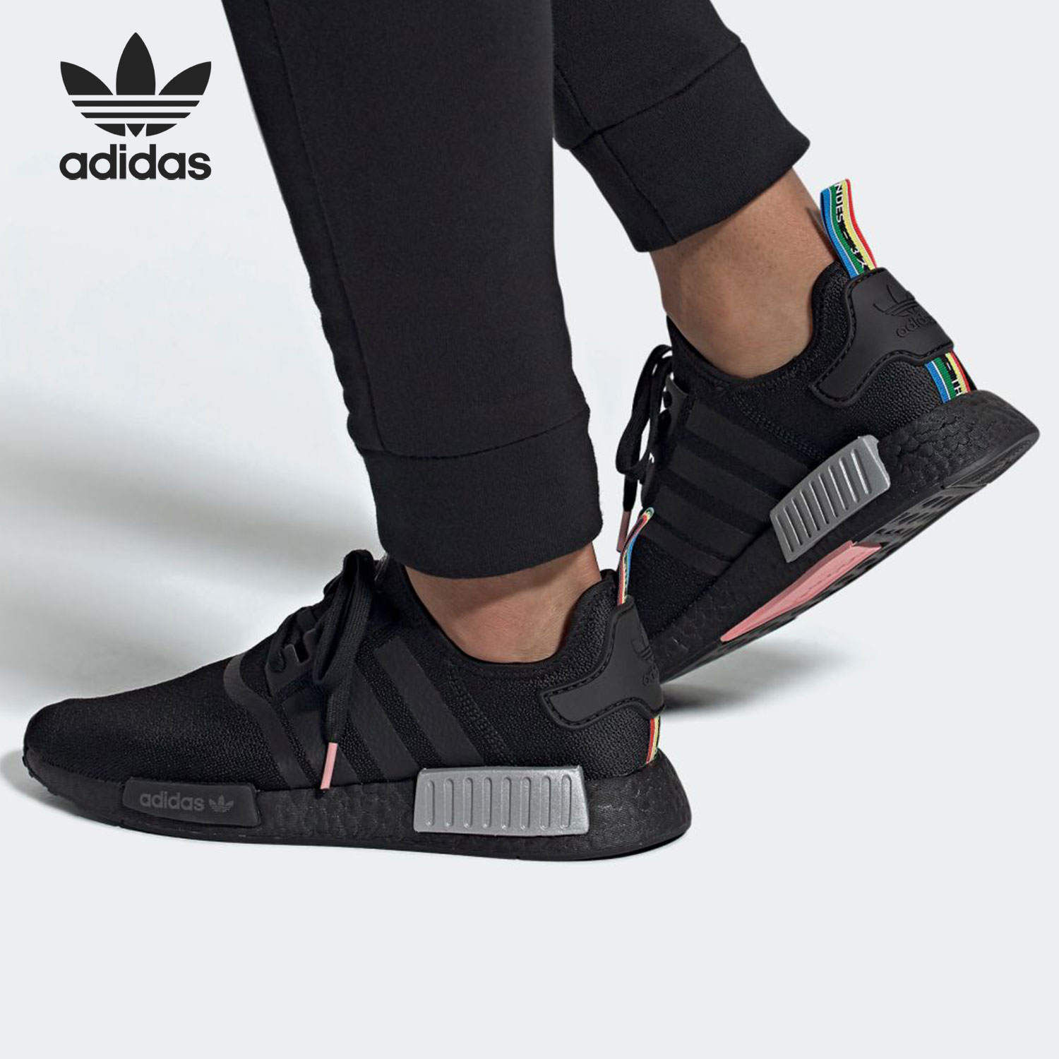 Adidas/阿迪达斯正品 NMD R1 三叶草男女缓震经典运动鞋 Q47261