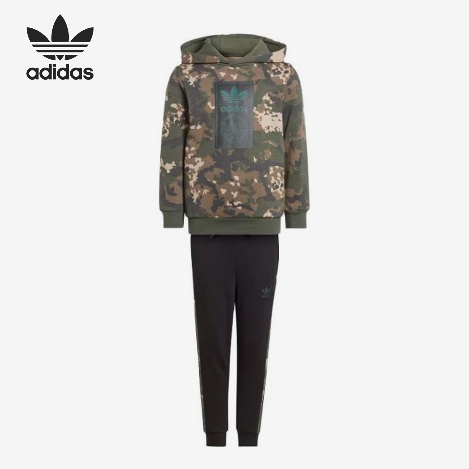 阿迪达斯正品小童运动套装