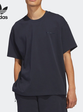 Adidas/阿迪达斯正品26夏三叶草男女同款休闲圆领T恤HS4839