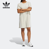 三叶草女子运动圆领连衣裙 夏季 IA9074 阿迪达斯正品 Adidas