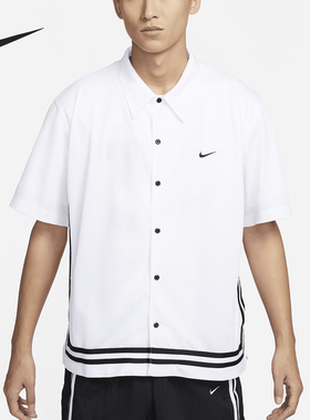 Nike/耐克正品夏季新款男士休闲翻领短袖篮球T恤FN2876-100