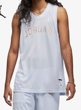 Nike/耐克正品Jordan男子网眼拼接运动无袖短袖背心 DM1875-085