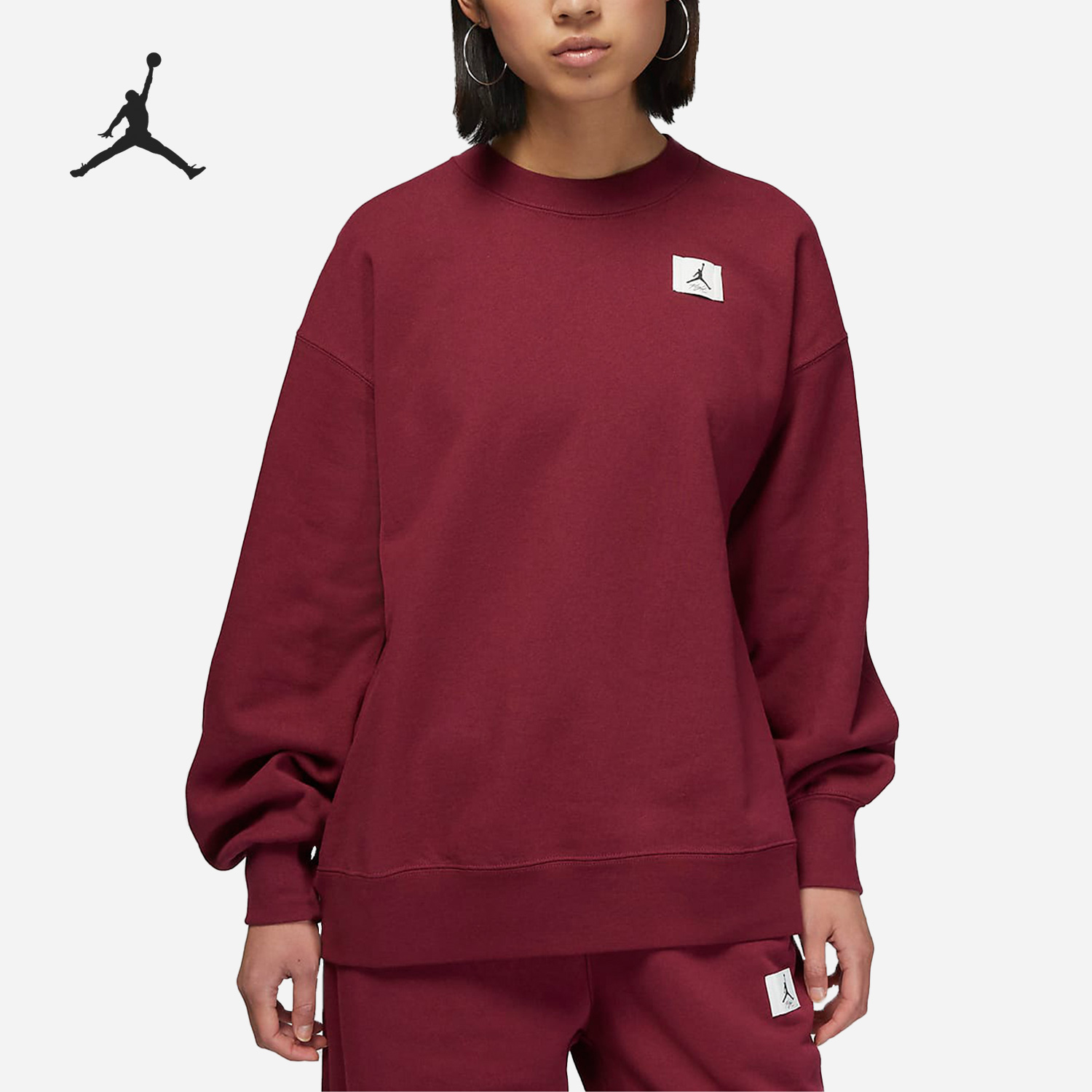 Nike/耐克正品Air Jordan女子运动休闲套头卫衣DQ4600-645
