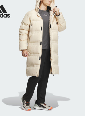 Adidas/阿迪达斯正品新款男子户外运动保暖连帽羽绒服IL8970