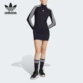修身 三叶草女子时尚 运动连衣裙IV9333 阿迪达斯正品 Adidas