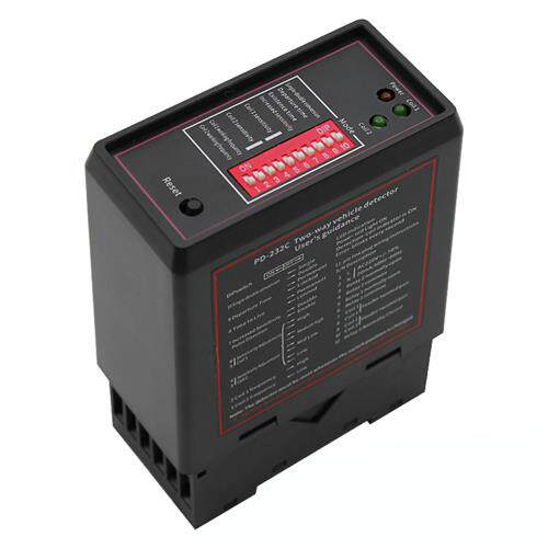 双路地感线圈车辆检测器道闸通用型地磁感应控制器自动起落