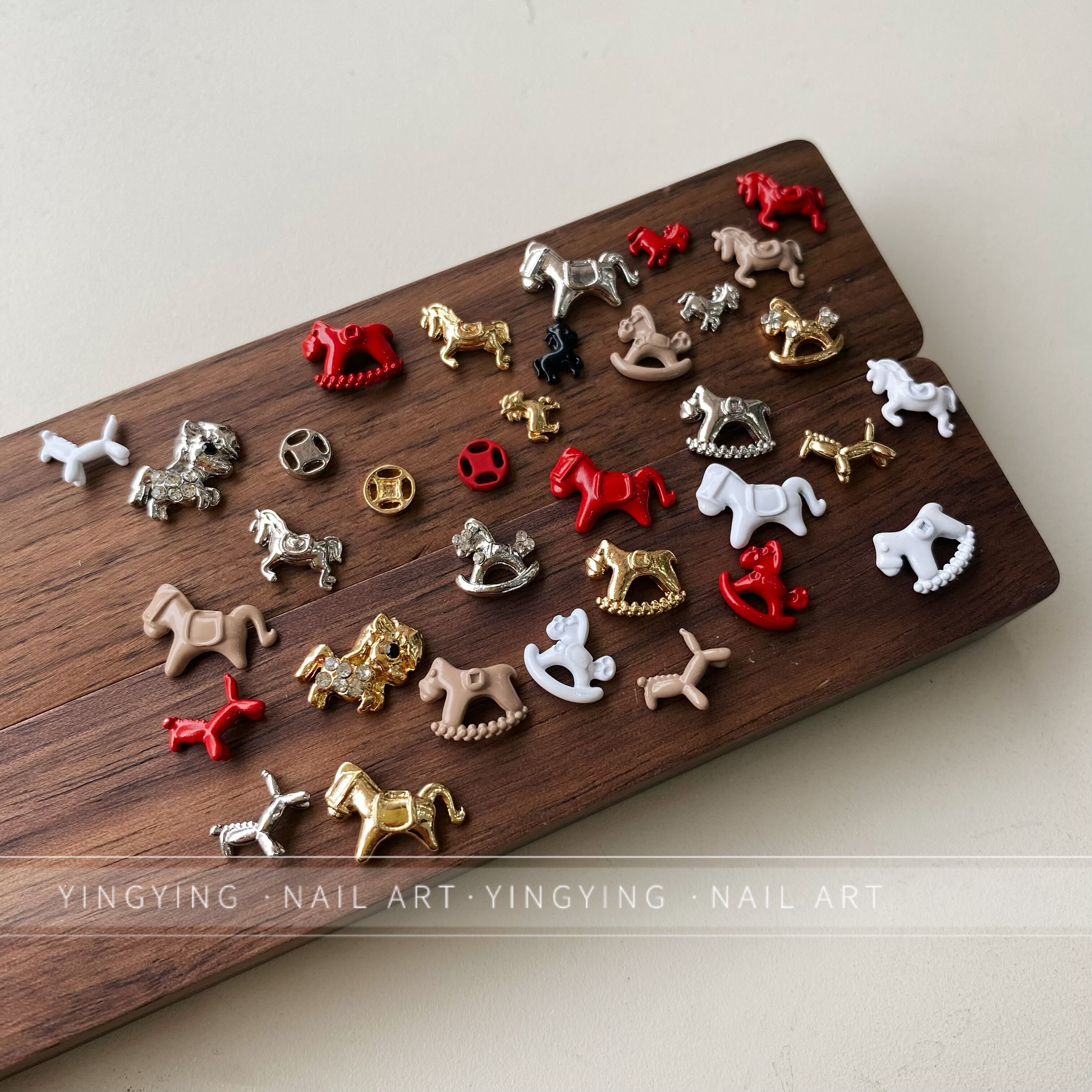 颖颖美甲新年可爱迷你小马金币【马上暴富】限定气球马独角兽饰品,彩妆/香水/美妆工具,指甲装饰,淘宝优惠券,粉丝福利购,淘宝优惠卷