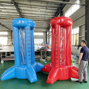 趣味充气加厚款投篮机定点篮球框保龄球足球场拉力跑飞镖百发百中