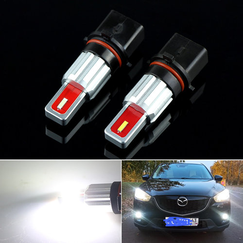 马自达CX-5 标致508 CX5专用改装 LED日行灯 日间行车灯 P13W灯泡