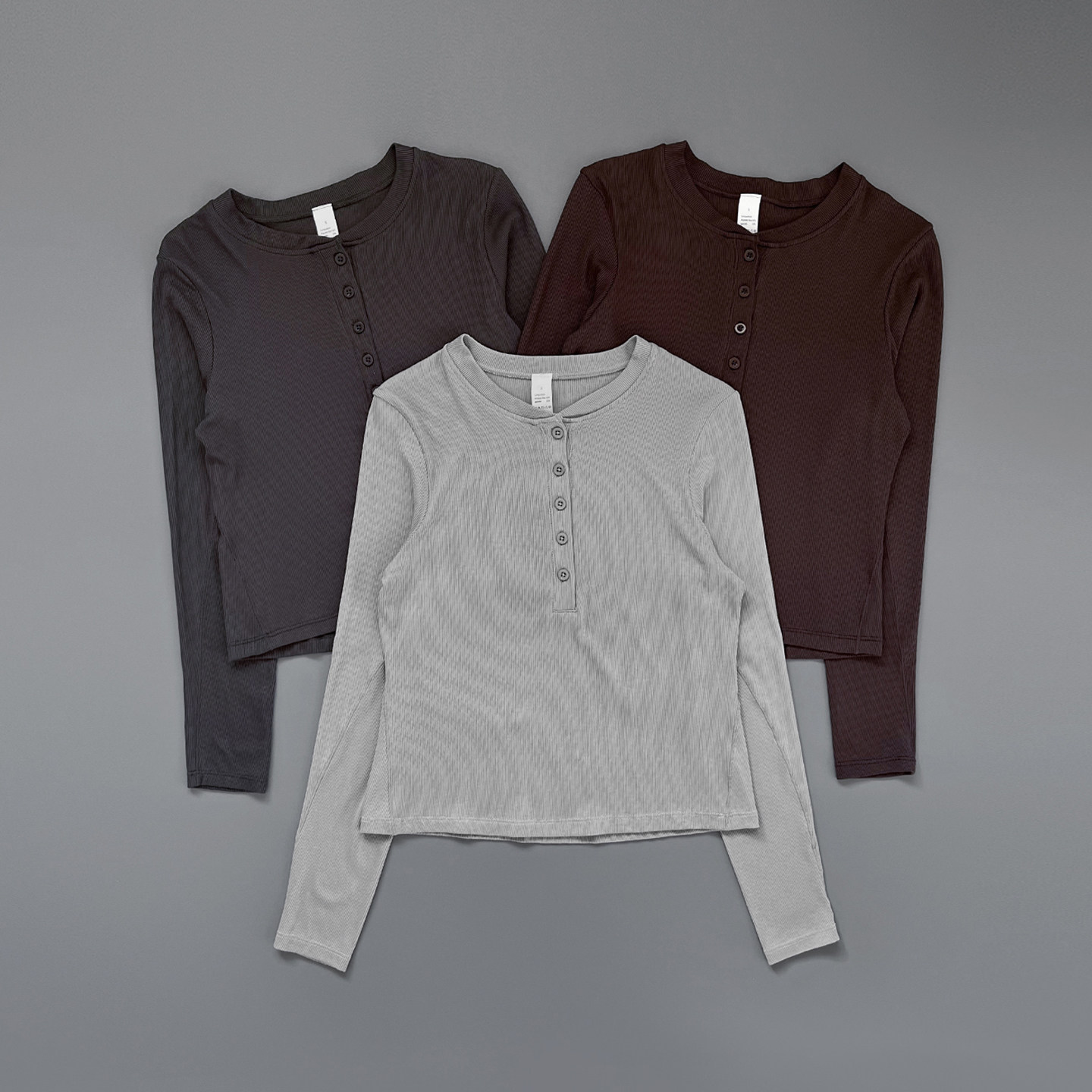 原厂同款早秋修身显瘦长袖亨利衫内搭打底衫女士运动健身瑜伽长袖,运动服/休闲服装,运动T恤,淘宝优惠券,粉丝福利购,淘宝优惠卷