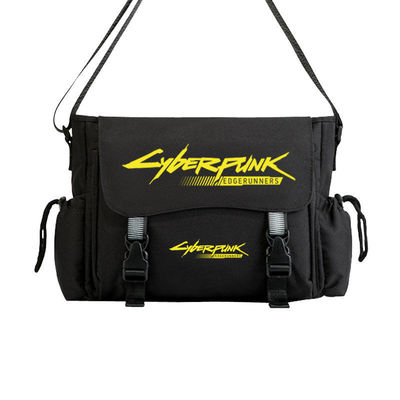 2024赛博朋克斜挎包边缘行者2077联名周边学生包男女路西单肩包背