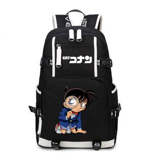 2024柯南书包怪盗基德灰原哀KID周边双肩背包学生男女旅行包名侦