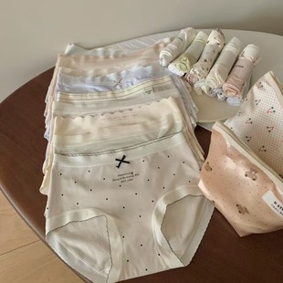 杜小宅内裤Dstudio盲袋内裤10条装春夏女士内裤舒适棉无痕三角裤