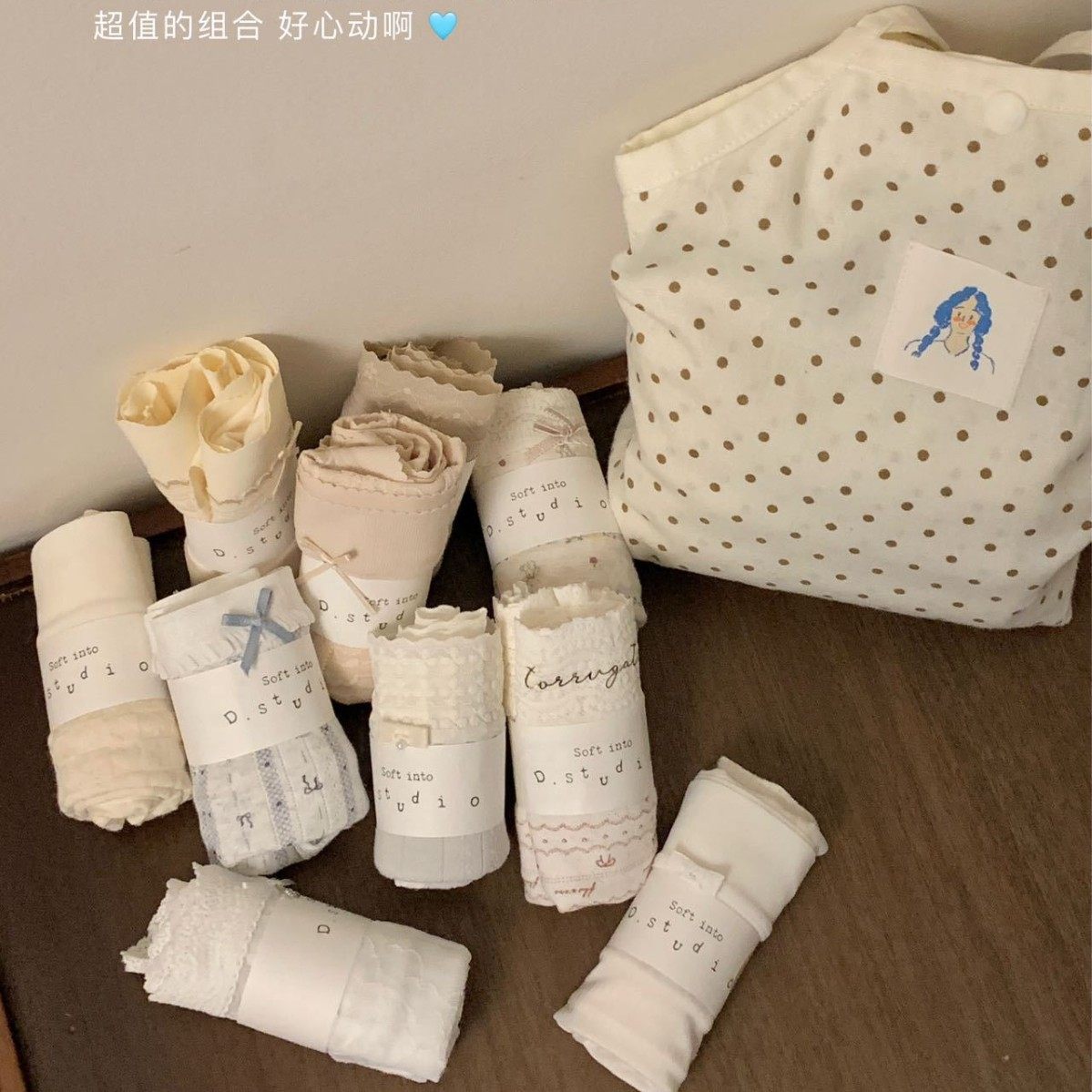 杜小宅25新款氛围感碎花可挎包温柔内裤10枚盲袋女亲肤舒适三角裤,女士内衣/男士内衣/家居服,男三角内裤,淘宝优惠券,粉丝福利购,淘宝优惠卷