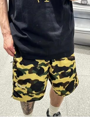 1ST CAMO BEACH SHORTS 男款迷彩沙滩短裤 24ss新款潮牌