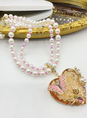 美物中古vintage项链浮雕