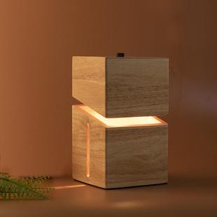 香薰融蜡灯融烛灯简约北欧台灯氛围小夜灯卧室可调光无火香氛助眠