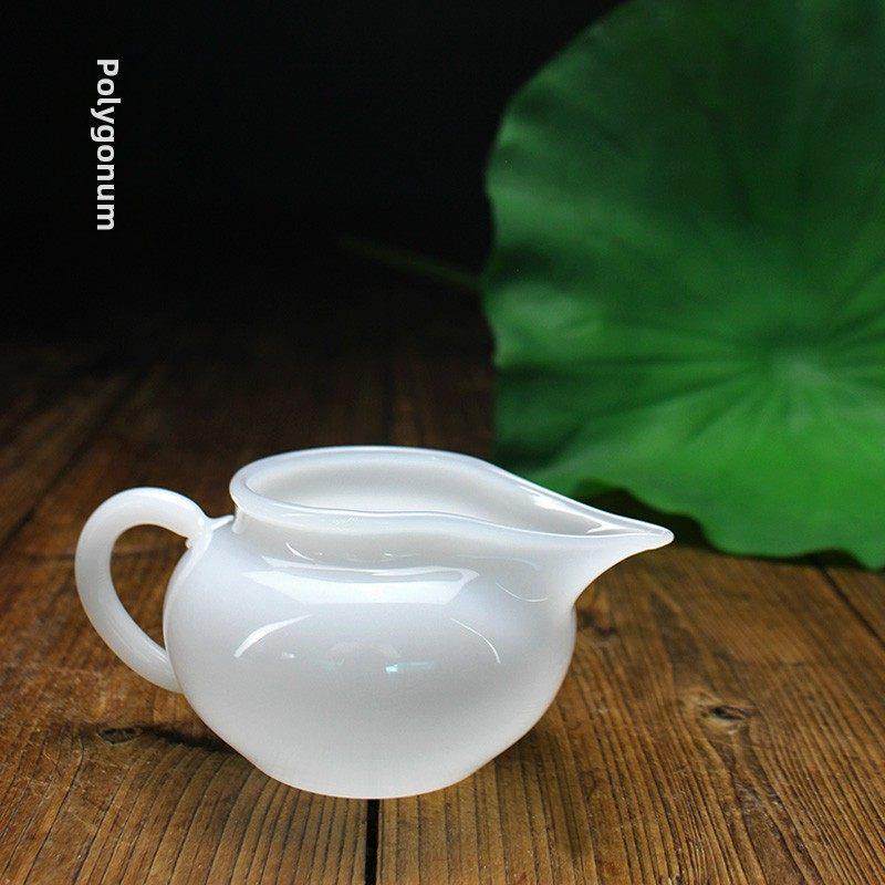 聚心堂白玉瓷公平杯白瓷公杯茶隔板陶瓷茶海功夫茶具柄共用杯,餐饮具,茶海,淘宝优惠券,粉丝福利购,淘宝优惠卷