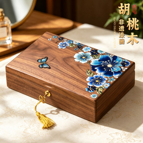 送礼佳品！高颜值实木首饰盒