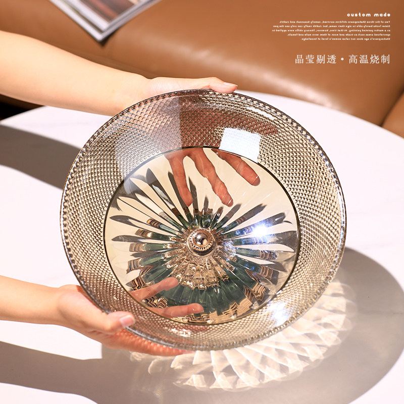 2025新款中式高端茶几精致水果糖果干果家用陶瓷果盘客厅轻奢高级,家居饰品,果盘/果篓,淘宝优惠券,粉丝福利购,淘宝优惠卷