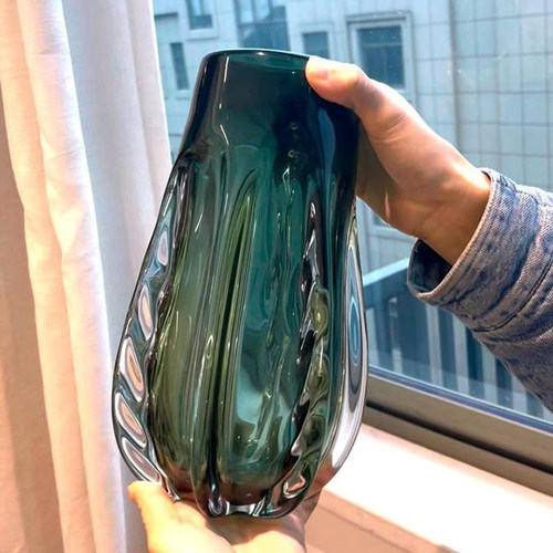轻奢透明花瓶摆件，水养插花