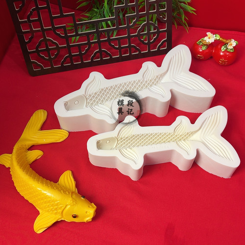 立体鲤鱼新款硅胶鲤鱼模具