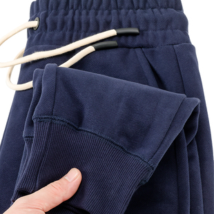 运动裤 470G一体绒卫裤 休闲裤 秋冬重磅束脚加厚加绒直筒修身 子 男款